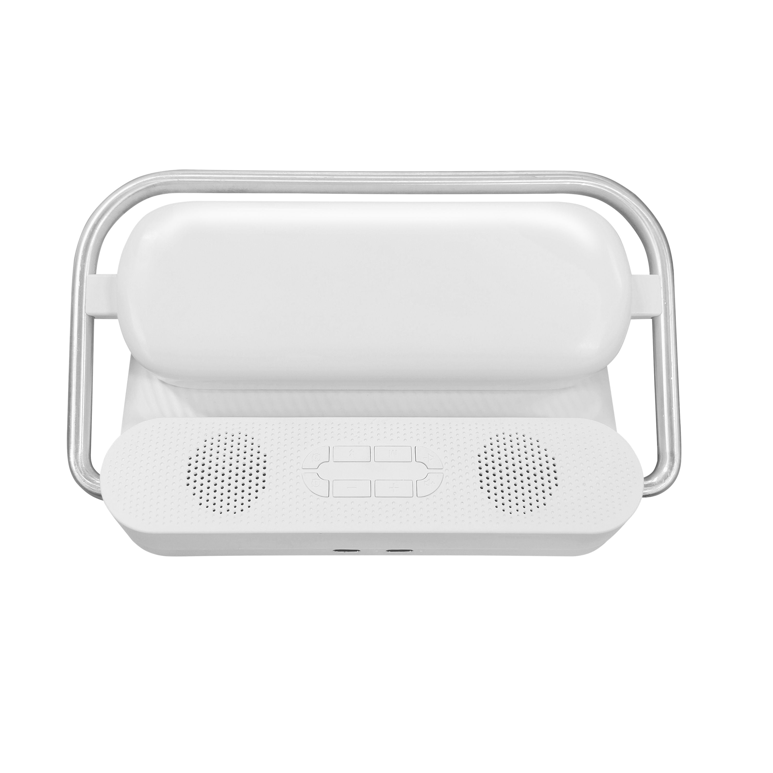 5 in 1 Wireless Charging Station Bluetooth Speaker Reminder Clock Portable Speaker with Alarm Clock Music Playback Night Ligh