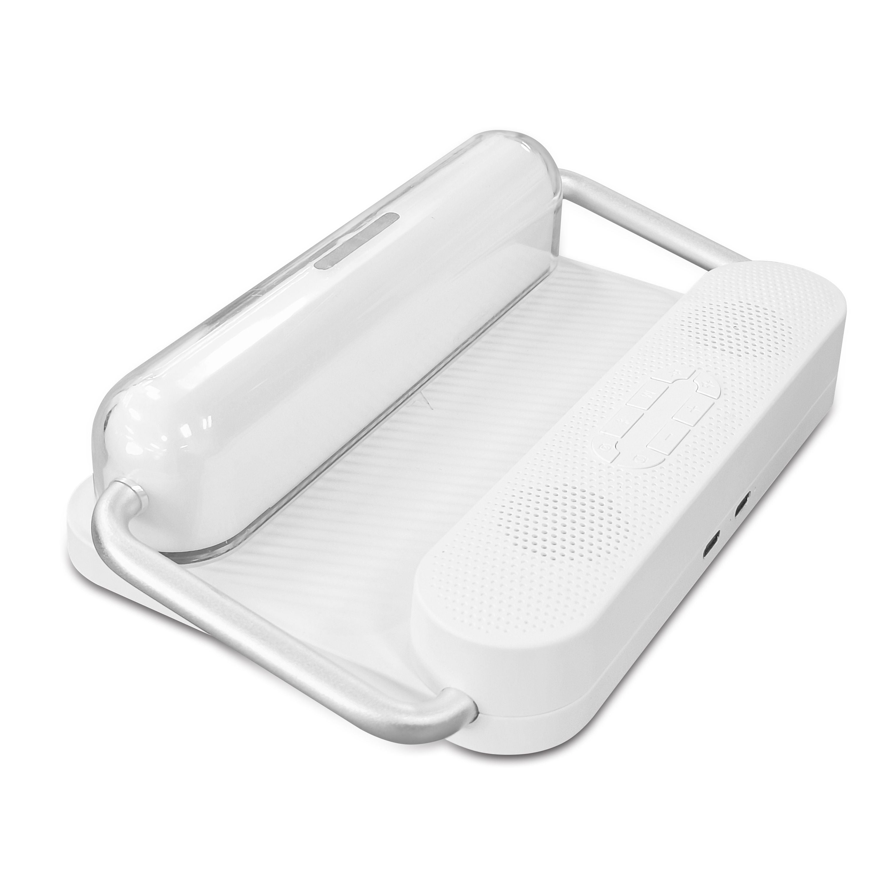 5 in 1 Wireless Charging Station Bluetooth Speaker Reminder Clock Portable Speaker with Alarm Clock Music Playback Night Ligh
