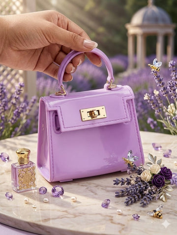 Korea Women's Mini Handbag Patent Leather Shoulder Bag Kylie Bag