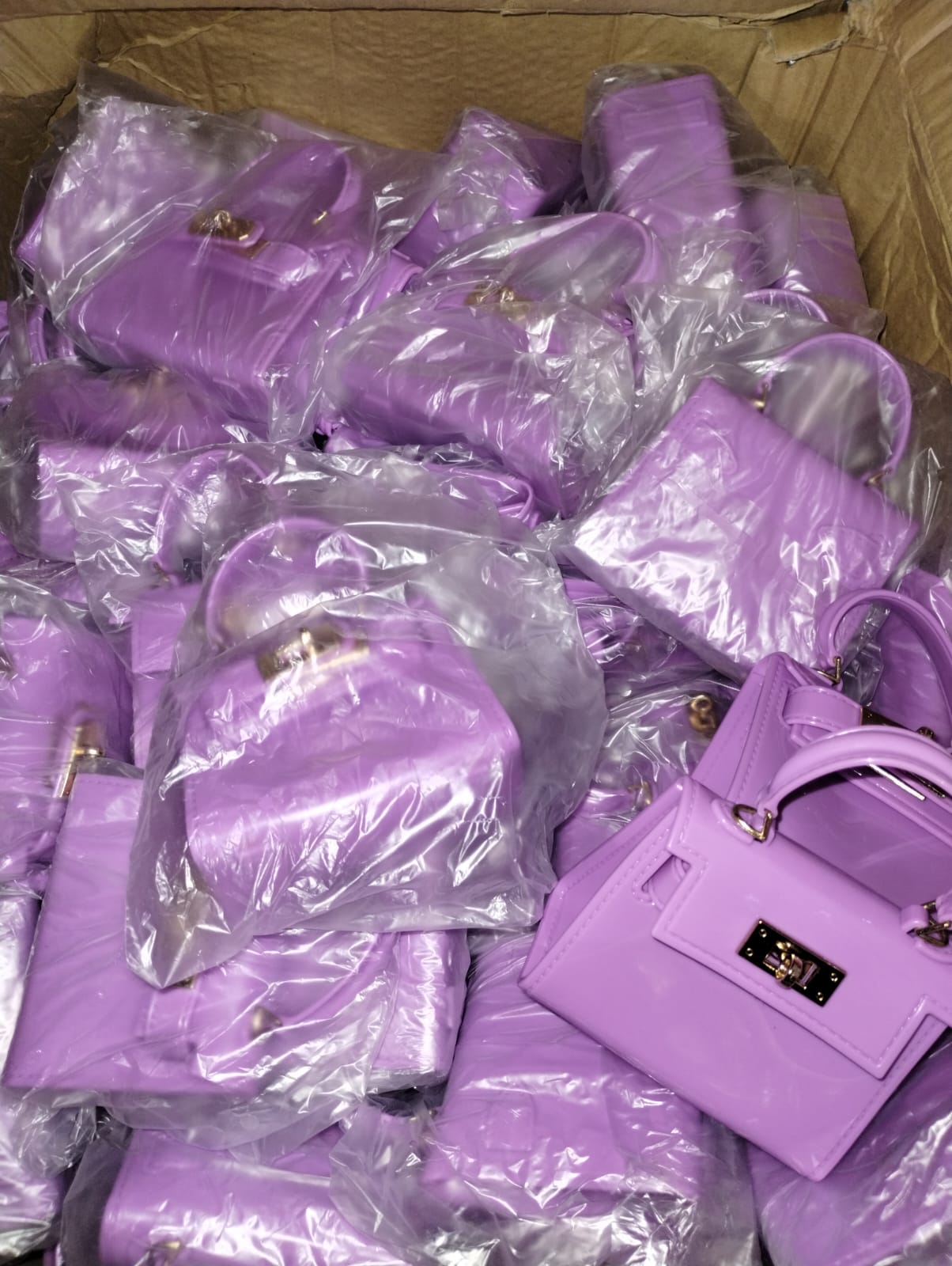 Korea Women's Mini Handbag Patent Leather Shoulder Bag Kylie Bag