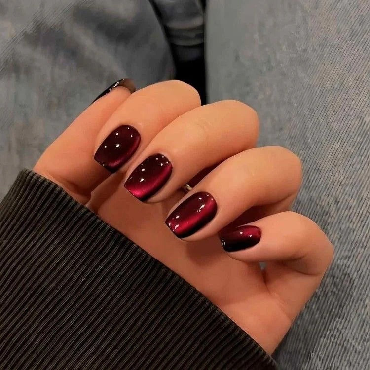 Cat-eye Reflective Nails-815- Free 24 pc Sticker Sheet included