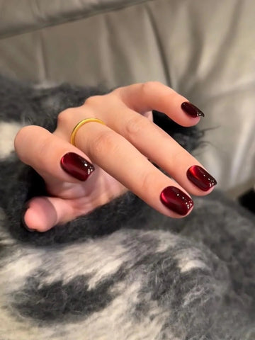 Cat-eye Reflective Nails-815- Free 24 pc Sticker Sheet included